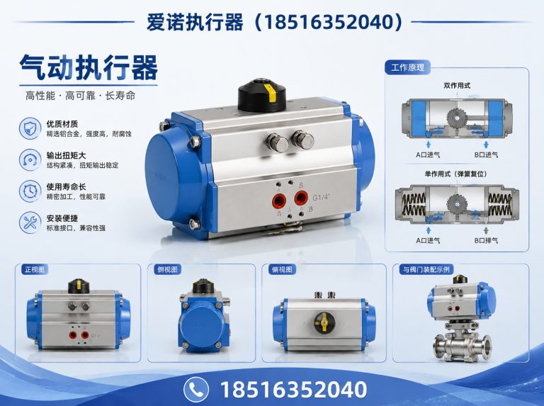 平阳县气动执行器展示图